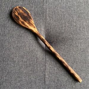 Artisan burned wooden spoon hand crafted Ready for Use